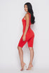 Call you later- red romper